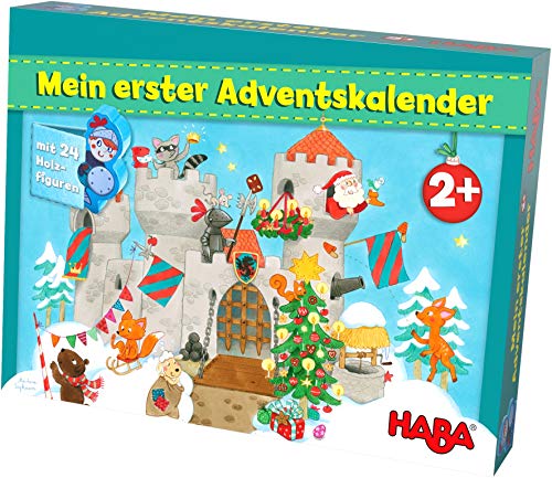 HABA 304903 Mein erster Adventskalender Ritterburg, für Kinder ab 2 Jahren